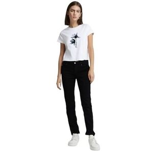 Buffalo David Bitton Black Cotton Blend Skinny Mid Rise Stretch Jeans 6/28 EXC